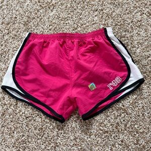 Gamma Phi Beta Embroidered Athletic Shorts